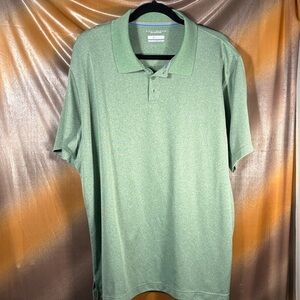 Green XXL Columbia polo with‎ Omni shade sun protection ii